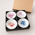 Four-Seasons Sake Cups — Cold-Reveal