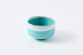 Blue glaze Hasami porcelain matcha bowl